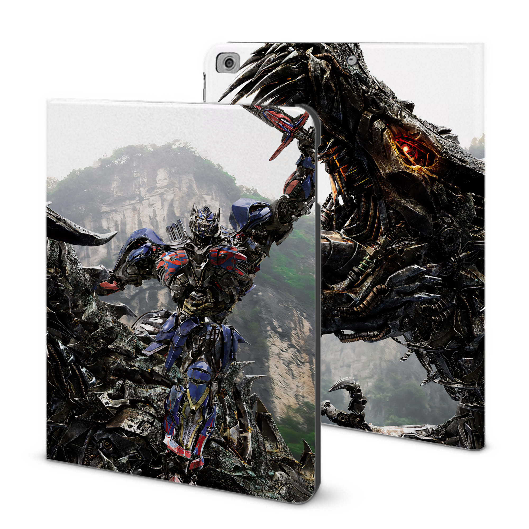（画像用） Transformers トランスフォーマー IPad ケース ブック型 PUレザー TPU 耐衝撃 軽量 薄型 ペン収納なし 全面保護 IPad 各モデル対応